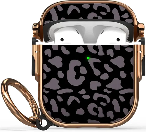 Miniatura 55 de Maxjoy Funda para AirPods 3 con cerradura, bonita funda protectora rígida para AirPod 3 de tercera generación para mujeres y hombres con llavero