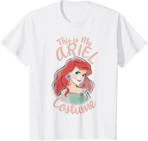 Miniatura 5 de Disney Camiseta de Halloween de Ariel This Is My Costume de La Sirenita, Blanco