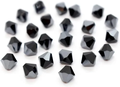 Miniatura 10 de 100 piezas auténticas Preciosa de 3 mm (0,12 pulgadas) cuentas sueltas de cristal bicono facetado pequeño amatista púrpura compatibles con cristales