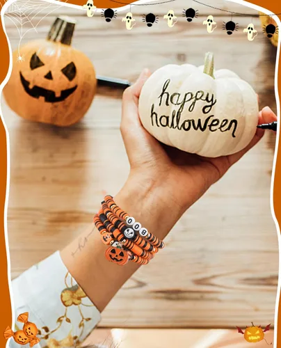 Miniatura 6 de JR.DM Correa de reloj de Halloween Compatible con Apple Watch de 38 mm, 40 mm, 41 mm, 44 mm, 42 mm, 45 mm, 46 mm, linda, preppy, hecha a mano