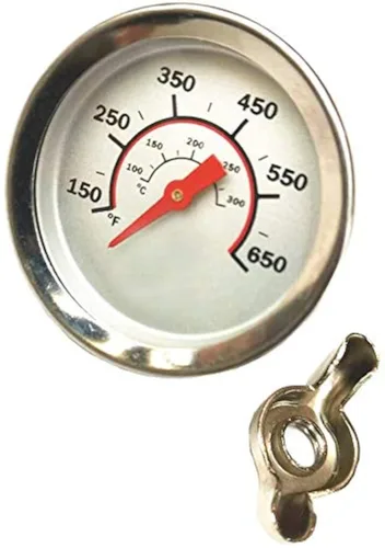 Miniatura 11 de Medidor de temperatura de parrilla de 1.8 pulgadas para reemplazo de termómetro de parrilla CharBroil G432-8L00-W1 Charbroil Advantage Tru-Infrared