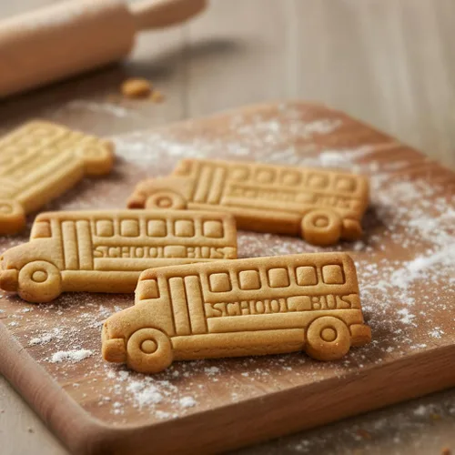 Miniatura 3 de Cortador de galletas de autobús escolar, 1 pieza - Bakerlogy