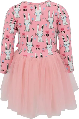 Miniatura 3 de Unique Baby Vestido tutú de conejo de Pascua de manga larga para niñas