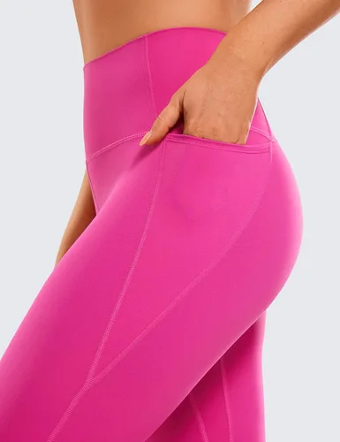 Miniatura 4 de CRZ YOGA Butterluxe - Leggings capri de entrenamiento con bolsillos de 21 pulgadas, cintura alta, para gimnasio, atletismo, yoga