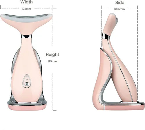 Miniatura 7 de VRAIKO Lily - Masajeador facial para el cuello, herramienta de escultura facial, dispositivo de rejuvenecimiento de la piel con acción térmica, LED