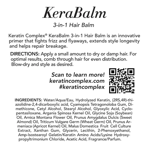 Miniatura 2 de Keratin Complex Kerabalm - Bálsamo para el cabello multibeneficio 3 en 1, 1.7 onzas