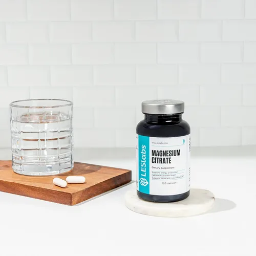 Miniatura 7 de Les Labs Citrato de Magnesio – Alivio del Estrés, Sueño Reparador, Salud del Corazón, Metabolismo, Función Nerviosa y Muscular – Suplemento sin GMO
