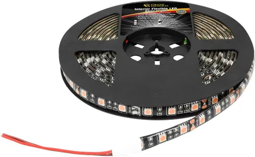 Miniatura 8 de Grand General 70590 - Tira de luz LED flexible de 16 pies 5050, impermeable, para uso interior, color ámbar