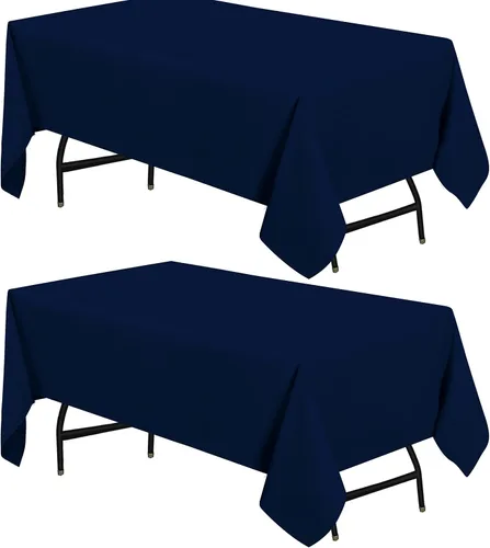 Miniatura 45 de Utopia Kitchen Mantel rectangular, 1 paquete, mantel lavable a máquina, mantel de poliéster para comedor, fiestas de bufé, pícnics, eventos, bodas
