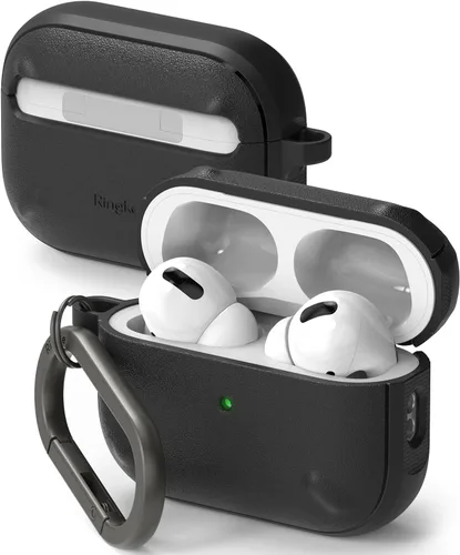 Ringke Onyx [Se siente bien en la mano] Compatible con AirPods Pro de 2ª generación, tecnología antihuellas que evita manchas grasas, agarre Negro