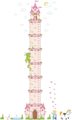 Miniatura 21 de Oliver's Labels Tabla de crecimiento para niños - Bonita calcomanía de pared personalizada - Regla para tamaño infantil - Calcomanía de medición