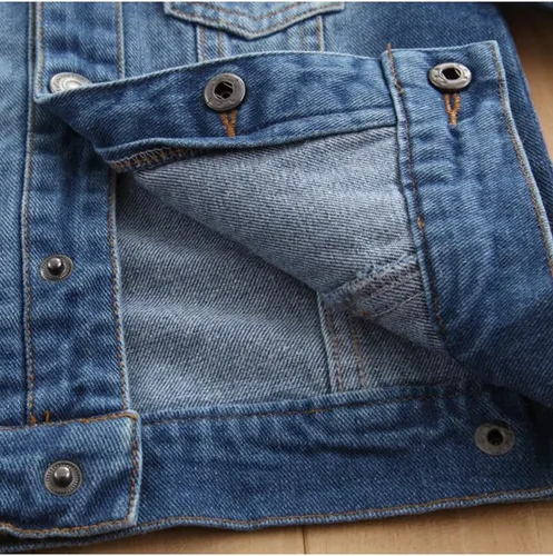 Miniatura 4 de Chaqueta vaquera básica con botones para bebé niño
