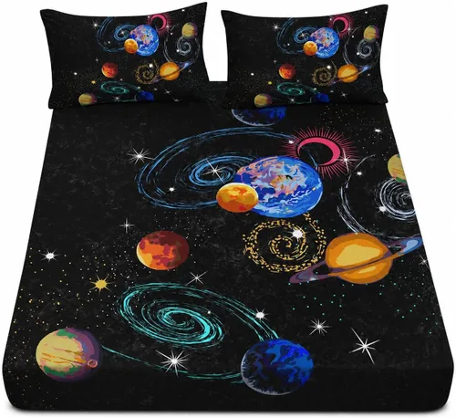Miniatura 31 de AILONEN Juego de sábanas bajeras de mariposa y mariposa para niñas, juego de ropa de cama con diseño de mariposas y cerezos rosados, para regalo