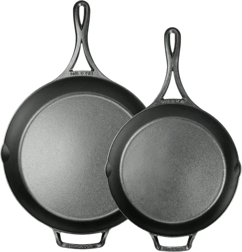 Miniatura 10 de Lodge Blacklock - Sartén de hierro fundido triple sazonado de 7 pulgadas, ligera, fácil de limpiar, utensilios de cocina prémium