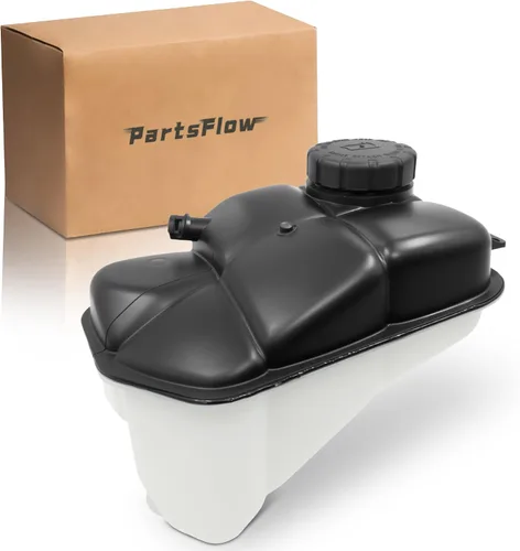 PartsFlow Tanque de depósito de refrigerante 603-283 con tapa compatible con 2001-2011 Mercedes Benz CLS500 CLS55 CLS63 E63 E55 AMG E320 E350