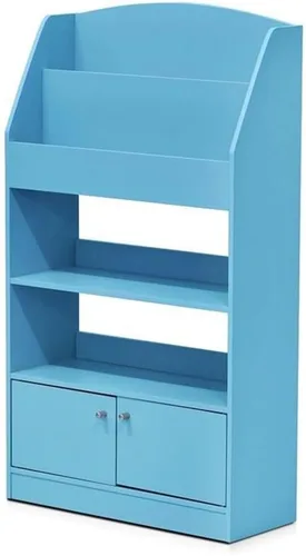 Miniatura 11 de Furinno LOVA - Estantería con gabinete de almacenamiento, librero con puerta, 11.8 x 23.6 x 37.3 pulgadas, para sala de estar, dormitorio, oficina
