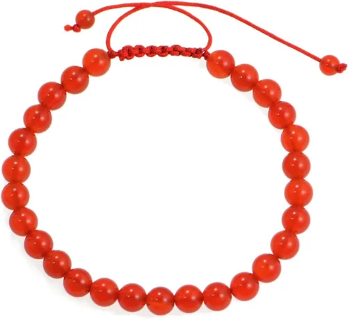 Miniatura 2 de AD Beads Pulseras de piedras preciosas naturales de 0.236in con poder curativo de macramé ajustable de 7 a 9 pulgadas