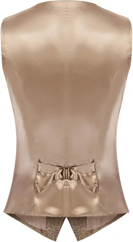 Miniatura 3 de KANCY KOLE Chaleco vintage para mujer, traje formal de negocios, totalmente forrado, chaleco steampunk con botones