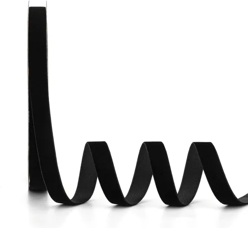 Miniatura 11 de Cinta de terciopelo negro de 1-1/2 pulgadas x 20 yardas, ideal para envolver regalos, lazos para el pelo, Navidad, decoración de fiesta de boda