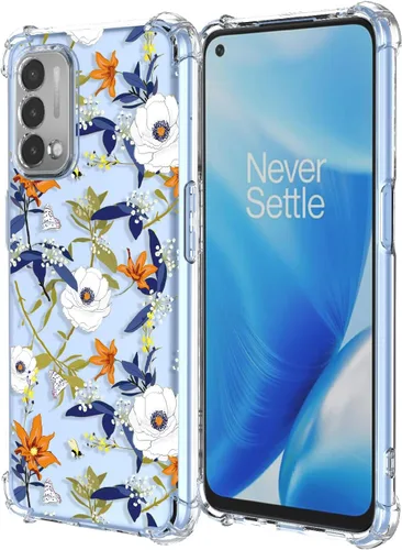 Miniatura 73 de Funda para OnePlus Nord CE 2 Lite 5G Clear Flower Phone Case Soft TPU a prueba de golpes, antiarañazos, funda protectora para 1+Nord CE2 Lite 5G