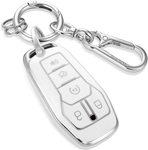 Miniatura 83 de Funda para llavero GMC con llavero de cuerda trenzada de metal antipérdida, exquisita funda suave para Tahoe Acadia Terrain Yukon Yukon XL Silverado