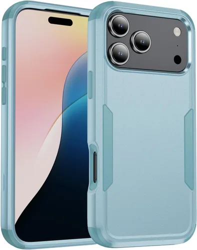 Funda protectora para iPhone 17 Pro Max, tres capas, resistente, a prueba de golpes, a prueba de caídas, con armadura de goma de cuerpo completo