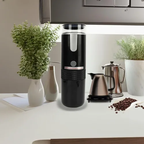 Miniatura 5 de Máquina de café espresso portátil, cafetera de viaje compatible con cápsulas NS y café molido, máquina de café espresso portátil operada manualmente