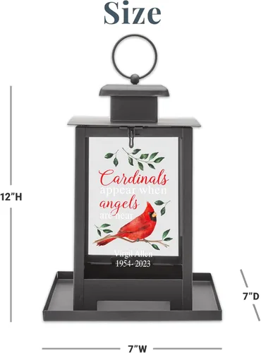 Miniatura 6 de Let's Make Memories Comedero personalizado para pájaros, simpatía por la pérdida de un ser querido, madre, padre, conmemorativo, condolencias