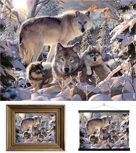 Miniatura 28 de Impresiones de arte de pared lenticular 3D LiveLife - El amor de un padre de Deluxebase. Póster 3D de león sin marco. Decoración de pared perfecta.