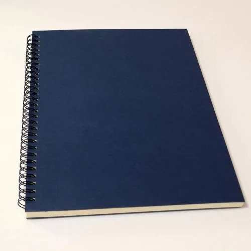Miniatura 2 de YUREE Cuaderno de espiral rayado, diario en espiral B5 de tapa suave, 5 cuadernos por paquete, 60 hojas (120 páginas), 10.2" x 7.2", azul