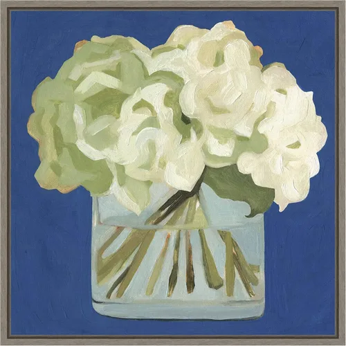 Miniatura 17 de Amanti Art Lienzo enmarcado para pared, 16 x 16 pulgadas, hortensias blancas II por Emma Scarvey, lienzo enmarcado para pared, obras de arte
