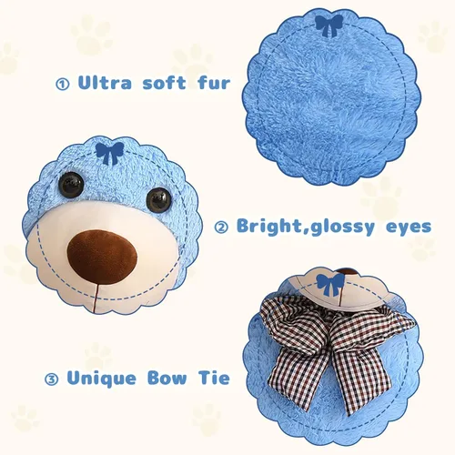 Miniatura 4 de MaoGoLan Oso de Peluche Teddy Gigante, Animal de Peluche Grande de Tamaño Real, 5 Pies, Suave y Esponjoso Gran Regalo de Oso Teddy para Baby Shower