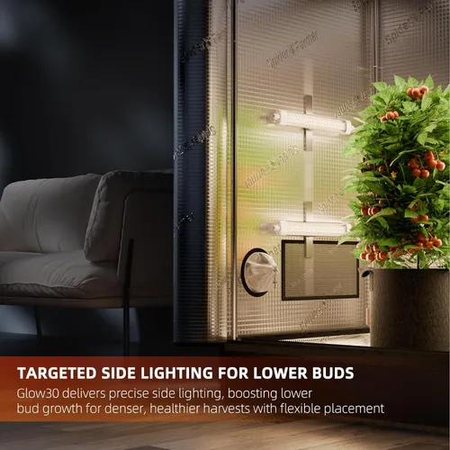 Miniatura 6 de Kits de luces de crecimiento LED Spider Farmer Glow30, lámpara de crecimiento integrada de espectro completo similar al sol, resistente al agua