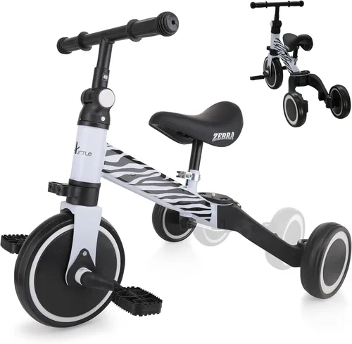 Hurtle Triciclos 3 en 1 para niños, bicicleta de entrenamiento de equilibrio, convertible para niños pequeños, juguetes de equitación