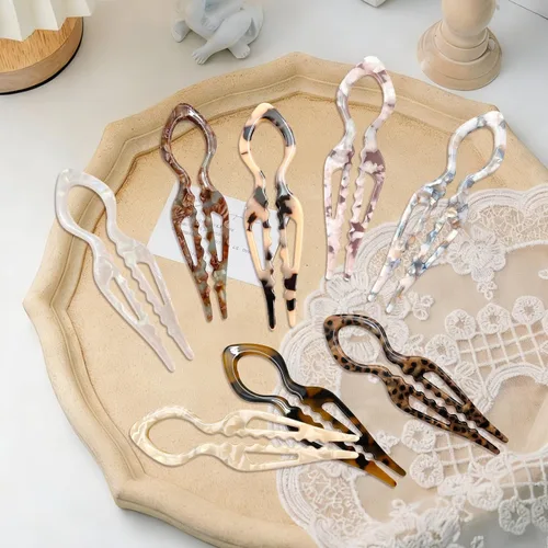 Miniatura 4 de 4 horquillas de pelo francés Prestige para mujer (juego A)