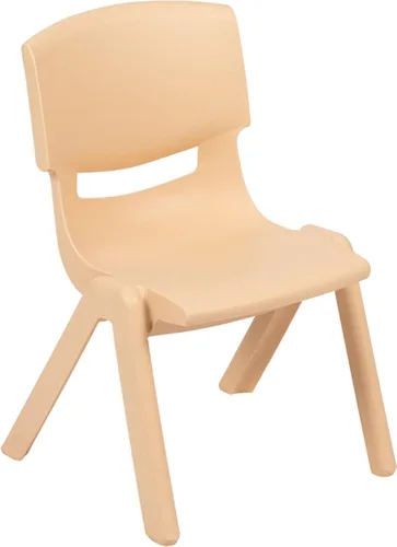 Miniatura 21 de Flash Furniture - Silla escolar apilable de plástico azul con altura de asiento de 10 1/2 pulgadas
