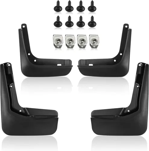 BDFHYK Guardabarros 4 Piezas Guardabarros Delanteros y Traseros Compatibles con Ford Fusion 2013-2018 Sin Guardabarros OEM