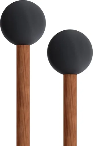 Miniatura 8 de Lidguni Mazo de tambor de lengua, palitos de campana de palitos Glockenspiel, mazo de xilófono de goma de percusión con mango de madera, 8.3
