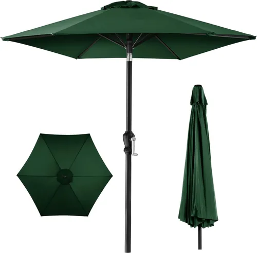 Miniatura 34 de Best Choice Products Sombrilla de patio al aire libre de 10 pies, sombrilla de mesa para exteriores, sombrilla de patio, sombrilla de mercado con 8