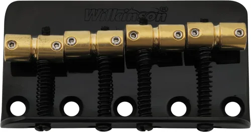 Wilkinson WBBC Vintage - Sillines de latón para Fender Jazz Precision Bass, color negro