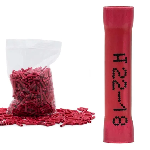 Miniatura 8 de Rebuild Skills (amarillo 12-10GA 100PK) Conectores a tope aislados estilo crimpado. Medidores de alambre de crimpado AWG 12-10, terminales
