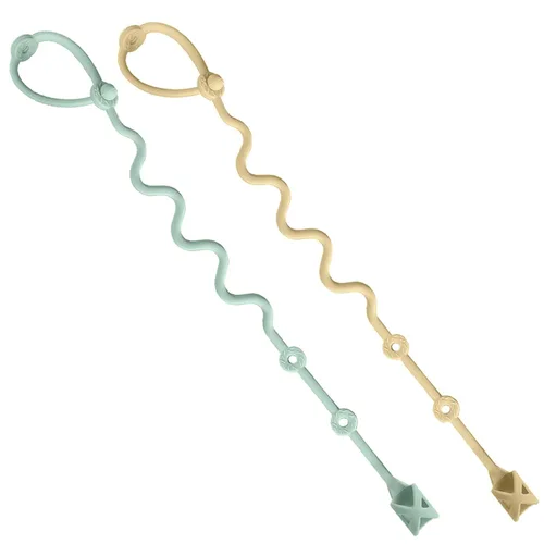 Miniatura 13 de Soporte de Correa para Cucharas de Bebé Clip para Chupete Accesorios para Silla Alta-Gelinor Suministros de Alimentación de Destete Dirigido por