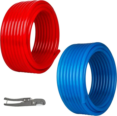 Miniatura 8 de HeSun Tubo PEX-A de 1/2 pulgada, 2 tubos Pex A de 100 pies para fontanería de agua caliente/fría, compatible con plomería de expansión, 200 pies