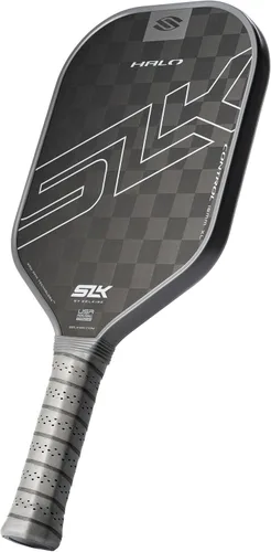 Miniatura 22 de Selkirk Sport SLK Halo Paleta de Pickleball de Fibra de Carbono Cruda Diseñada en los Estados Unidos Elige la potencia de fibra de carbono cruda