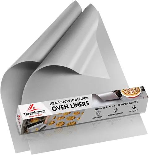 Miniatura 18 de Revestimientos de horno de servicio pesado para la parte inferior del horno, revestimientos de teflón antiadherentes para cocinas eléctricas