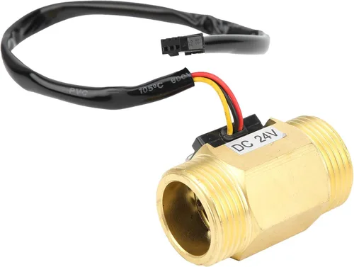 Miniatura 9 de Eujgoov Sensor de agua YF?B10 G1in rosca macho latón efecto Hall contador de flujo líquido para calentadores de agua, DC24V 2 ~ 50L/MIN