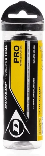 Miniatura 4 de Dunlop Sports Pro XX Squash Ball - 3-Ball Tube