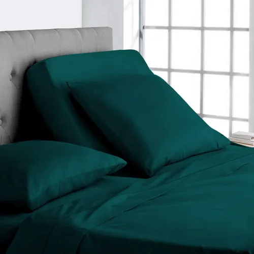 Miniatura 5 de Online Bedding Linen Flex Top - Cama tamaño Queen, 800 hilos, algodón egipcio de 18 pulgadas, sábanas divididas de bolsillo profundo para dormir