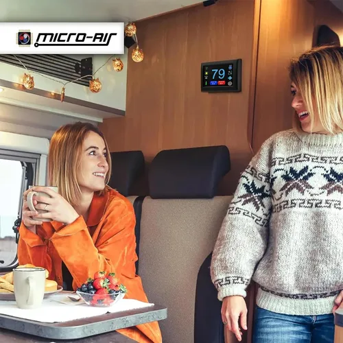 Miniatura 4 de MICRO-AIR EasyTouch - Termostato digital de repuesto para autocaravana, programable y confiable, habilitado para WiFi y Bluetooth, termostato