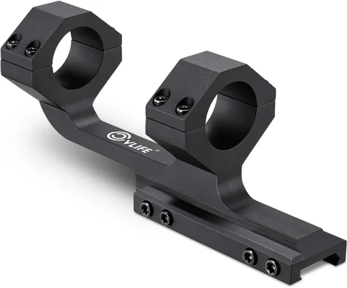 CVLIFE Soportes de alcance voladizo, montaje de alcance de una sola pieza de anillo doble compensado, aluminio ligero